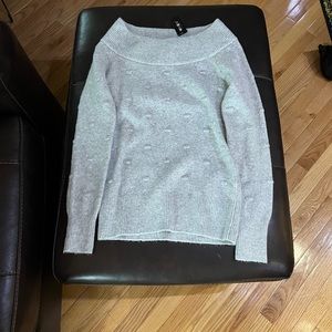 NWT White House black market outlet XXS gray sweater